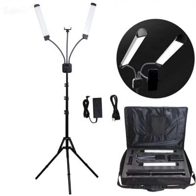 China Hot Sale Aluminum Tiktop Dimmable 2AM TDC Dimming Led Ring Light With Remote Control Tripod Stand for sale