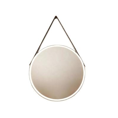 China Customized Decorative Makeup Mirror Bedroom Mirror Wall Hanging LED Magnifying Decorative Strip Lights Around for sale