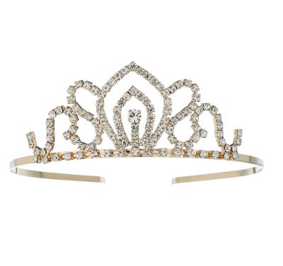 China Headband Bride Crown Head Dress Party Wedding Tiara Crowns Princess Queen Bridal Hair Jewelry Ornament 12CM*4CM for sale