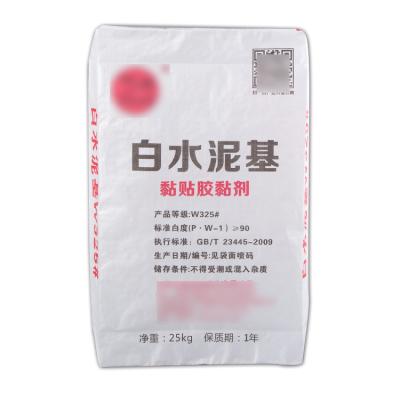 China Moisture Proof Bottom Square Bottom Square PP Woven Cement 50 Kg Bag Valve for sale