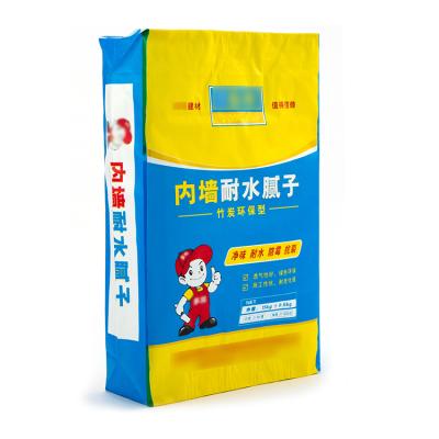 China Wholesale high quality moisture proof square pp 50kg bottom valve packing bag for cement for sale