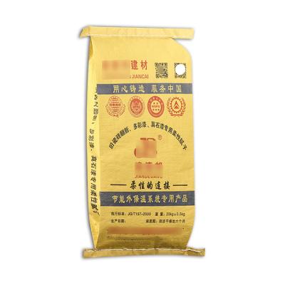 China Recycled Materials 25 Kg Moisture Proof 50 Kg Cement Kraft Paper Valve Packing Bags for sale