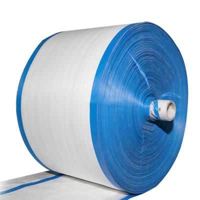 China Polypropylene PP Woven Fabric Roll Moisture Proof Laminated PP Woven Bags In Rolls for sale