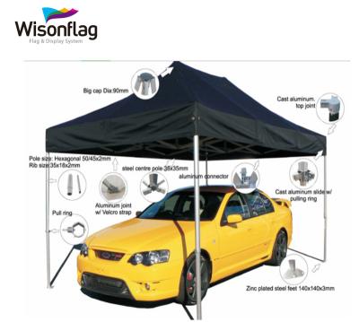 China Promotion 4x4m Pop Custom Tent Printing Folding Gazebo Canopy Tent For Trade Show for sale