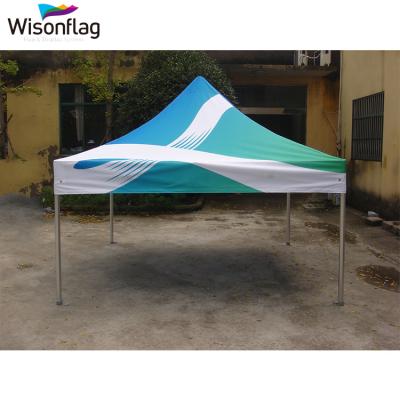 China Outdoor Entertainment Trade Show Tent Pop Up 3X3 Folding Gazebo Frame Half Cover Full Wall With Customized Printing for sale