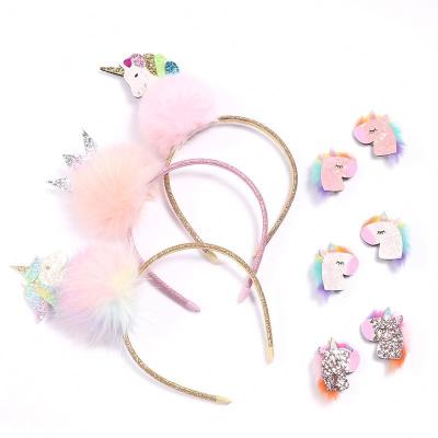 China Wholesale Custom Winter Cute Cartoon Hairband Girls Hair Decoration Fashion Plush Animal Hair Band Headband For Women for sale