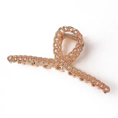 China Cute Modern Gold Alloy Metal Girl Hairpin Vintage Style Black Cross Hairpin Girl for sale