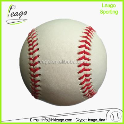 China MLB Leather Cowhide Softball Baseball Ball , 85% Wool Content Official Baseball for sale