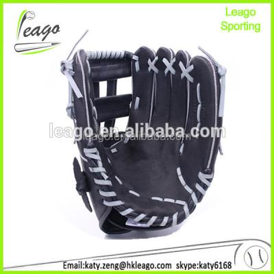 China Leather baseball gloves, leather kip baseball glove for sale