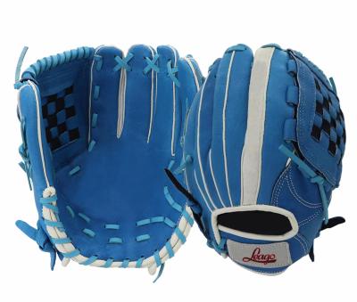 China Blue Color Kip Leather Baseball Gloves Manufacturer of Professional Resistance Baseball Glove 11.25inch 11.5inch for sale