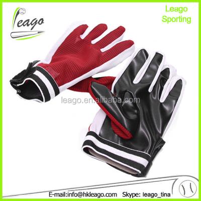 China PU & mesh fabric kids baseball batting gloves for sale