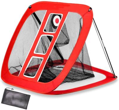 China Portable Pop Up Folding Practice Devil Golf Chipping Net Portable Pop Up Golfing Target Net Folding Practice Devil for sale