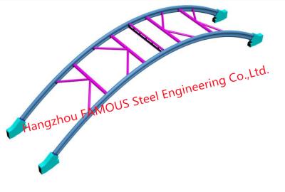 China 15m breedte Structurele stalen brug Astm ontwerp Standaard laadvermogen 120 ton beschikbaar Te koop