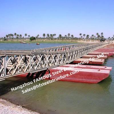 China 2.5 Tonnen Lastträger Portable Floating Bridge Anodisierung Oberflächenbehandlung zu verkaufen