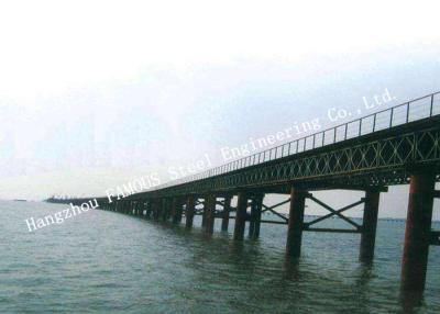 China Structural Steel Bailey Bridge , Road Highway Construction Army Bailey Bridge Military for sale