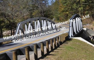 China Estructura moderna galvanizada Outlooking de braguero de la inmersión caliente del puente del metal de la asamblea modular de acero de la cubierta en venta