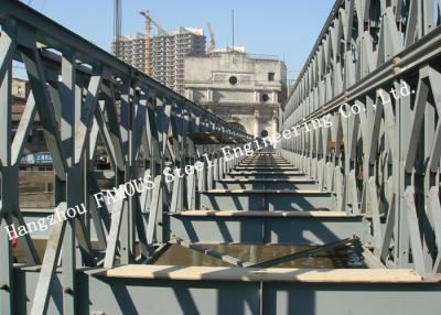 China O estilo moderno pré-fabricou o tratamento de superfície galvanizado modular de ponte de suspensão de Bailey à venda