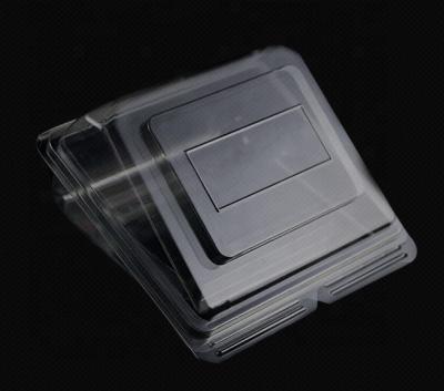 China Esd Protection PVC Double Blister Packing Custom Transparent Electronic Clamshell Plastic Packaging Box Accept for sale