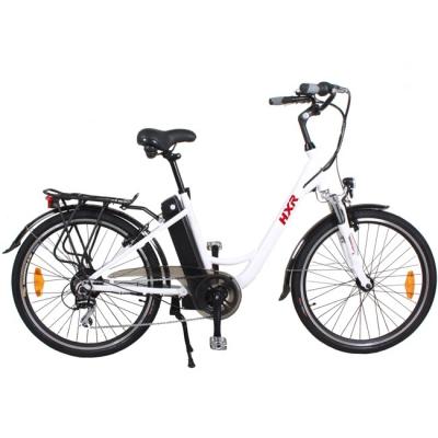 China Classic Aluminum Alloy 250W Bafang Motor Step Through Electric Bike EN15194 Approved for sale