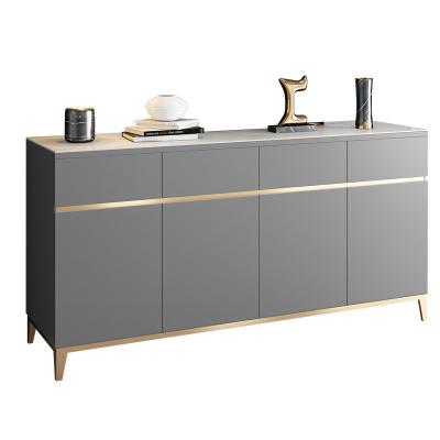 China (Other) Factory Arch Modern Design Adjustable Custom Contracted Kitchen Storage Cabinet Vestibular Sideboard for sale