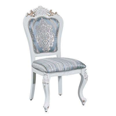 China Wholesale America Style Popular Style Dining Chair Luxury Antique Wood Carved Back Chair for sale