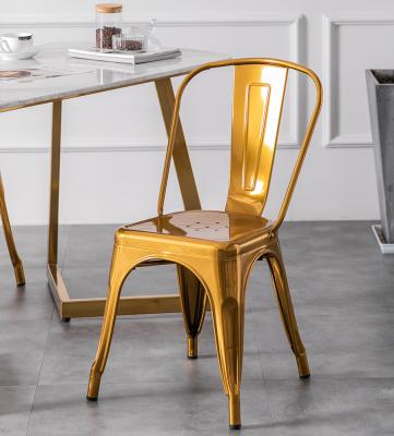 China Free Sample Iron Dining Legs Rose Metal Chair With Metal Outdoor Industrial Cafe Gold Vintage Cheap Legs for sale