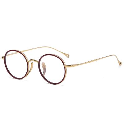 China Business fashion glass frame, pure titanium high quality foreign trade exported to China glass manufacture for sale