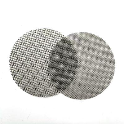 China Corrosion Resistance 10 15 Round 20 Micron Stainless Steel Screen Filter Mesh Disc for sale