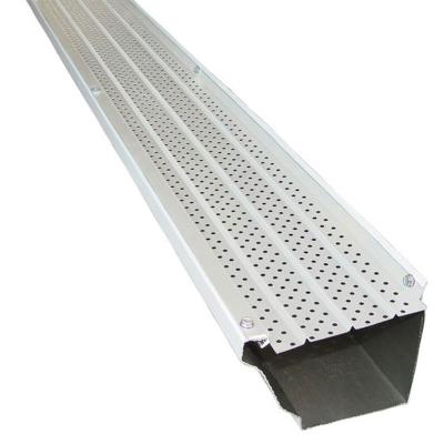 China 6inch Wide Sheet Guard Mesh Gutter Guard Aluminum Wire Punch Gutter for sale