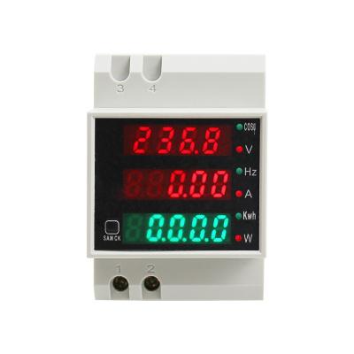 China D52-2058 Multifunction Digital Display AC Voltage Meter D52-2058 Current Display Household Frequency Meter Electricity Meter for sale