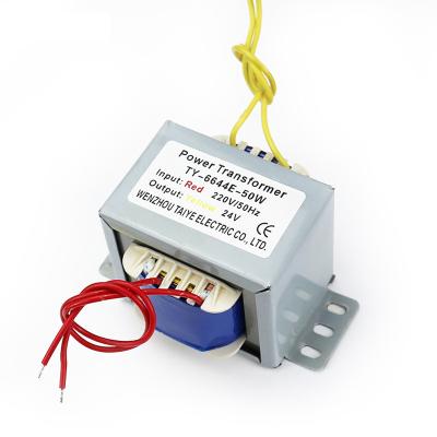 China 50W/VA AUDIO AC-AC 220V 380V Input 9V 12V 18V 24V 36V 110V 24V-0-24V Isolation Transformer E-I Electronic Power Transformer for sale