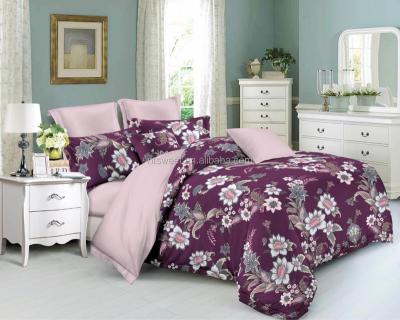 China Super Soft Printed TWILL Winter Velvet Sheets Bed Bedding Set for sale