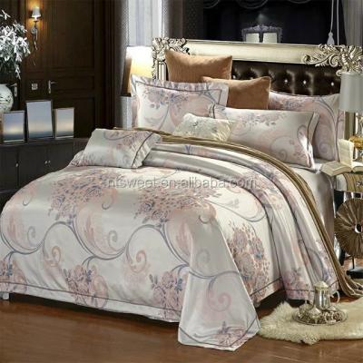 China Luxury TWILL Jacquard Comforter Set Royal Jacquard Weave Full or Queen Size for sale