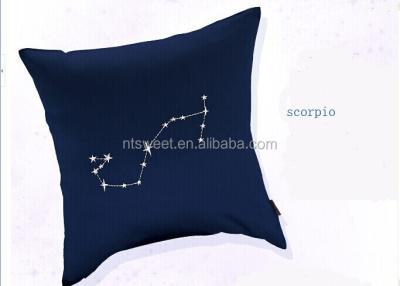 China Anti-Decubitus the cushion for leaning on from the zodiac, Scorpio cushion, maker blue background for sale