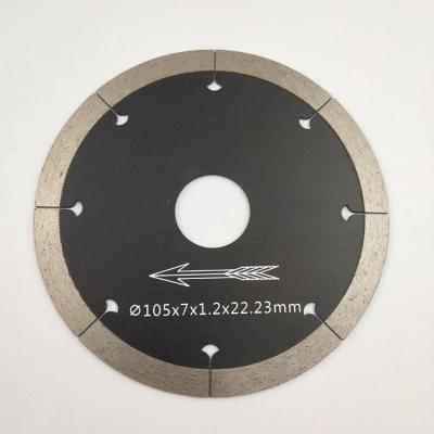 China 4 Inch Super Thin Rim Diamond Stone Or Tile Saw Blade With Reinforced Center For Cutting Ceramic Tile for sale