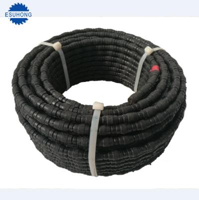 China Durable Concrete And Professional Diamond Wire Saw Rope For Hard Concrete Cutting for sale