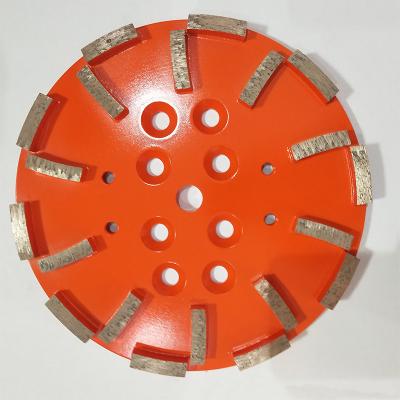 China Higher Efficiency Blastrac 250mm Diamond Grinding Plates Disc Wheel For Concrete Floor for sale