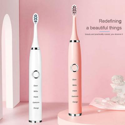 China Sonic Toothbrush. Adult Electric Toothbrush IPX7 Rechargeable Whitening Waterproof Brush 4 Heads Electric Sonic Electric Toothbrush Kids Electric Toothbrush for sale