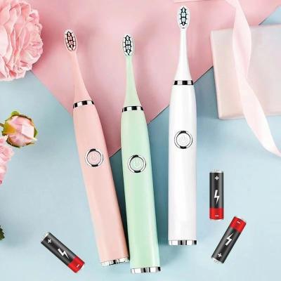 China Sonic Toothbrush. Electric Toothbrush Household use Battery Soundwave Smart Timer IPX7 Waterproof Tooth cleaning tool Waterproof toothbrush Adult Electric toothbrush for sale