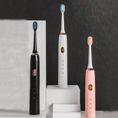 China Wholesale Multi-speed Adjustment Dental Care Whitening Sonic Teeth Automatic Waterproof Whitening Rechargeable Toothbrush Kit Adult Electric Toothbrush for sale