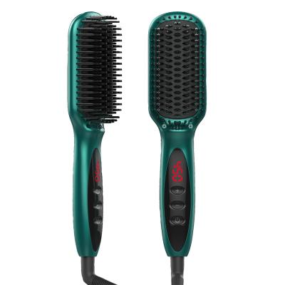 China 2022 New Style Waterproof Anti-scald Dry And Wet Negative Straightener Beard Hair Comb Straight Hair Electric Heating Electric Heating Comb for sale