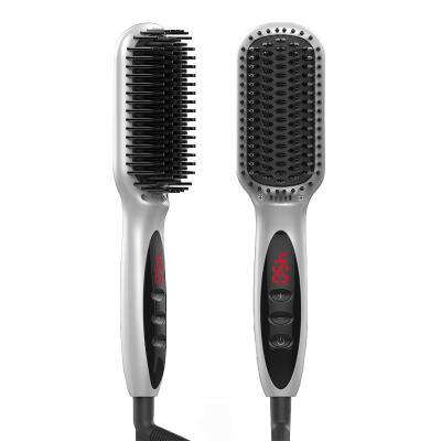 China 2022 New Style Waterproof Anti-scald Dry And Wet Negative Straightener Beard Hair Comb Straight Hair Electric Heating Electric Heating Comb for sale