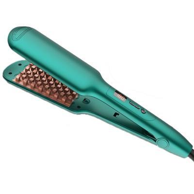 China Curling Dry Flat Iron Tongs LCD Display Brushes Styling Tool Corn Curling Iron Wave Hair Curler Fluffy Electric Hair Iron for sale