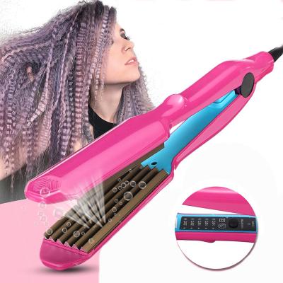 China dry & New Wet Styles For 2022 Dry And Wet Professional Hair Styling Tools Wrinkled Hair Device Tourmaline Ironing Ceramic Hair Curler for sale