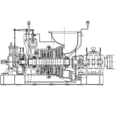 China Power Plant Wholesale China Factory 20kw-200kw High Efficiency Thermal Power Plant Steam Turbine for sale