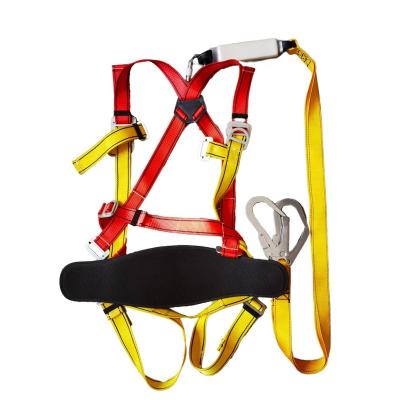 China High Waist Working Wholesale Full Body Double Large Hook With Pad Bag Waist Support Seat Lineman Seat Belt Fall Protection for sale