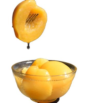 China Wholesale canned canned yellow peach halves for sale