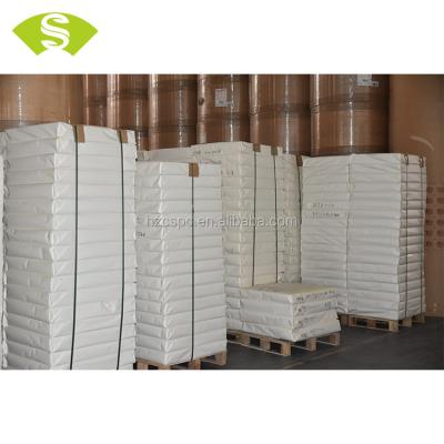 China Waterproof Biodegradable Food Wrapping Paper Paper Plate Raw Material Paper Sheet for sale