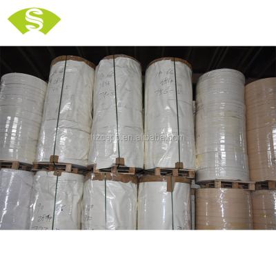 China Waterproof PE coated paper for paper cup bottom roll for sale