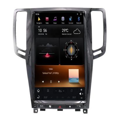 China GPS Android 11 6+128 for Infiniti G37 G35 G25 G37S Tesla style 2007-2013 radio car GPS navigation multimedia player stereo head unit for sale